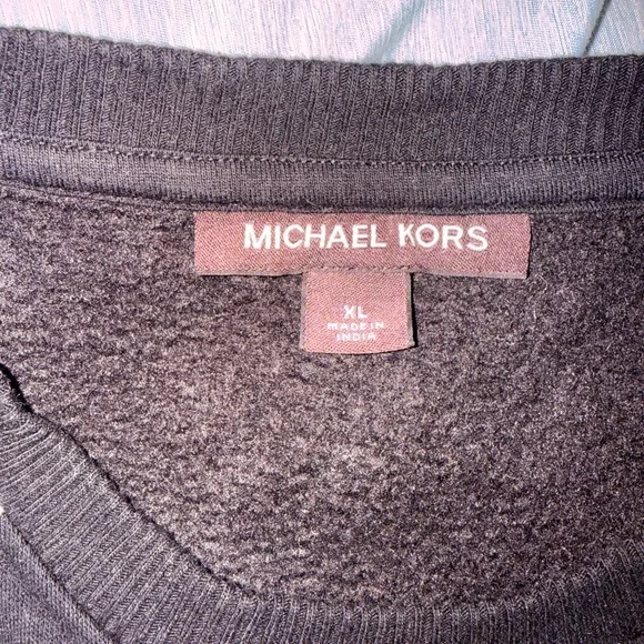 Michael Kors Black and White Logo Crewneck Sweater - Picture 2 of 3
